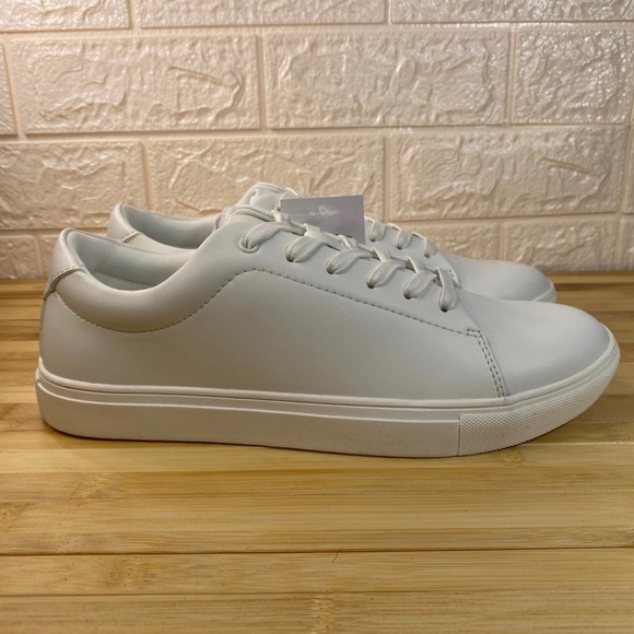 Kingston Sneakers Goodfellow & Co Size 8.5 Business Casual Shoes White Shell - Picture 2 of 7